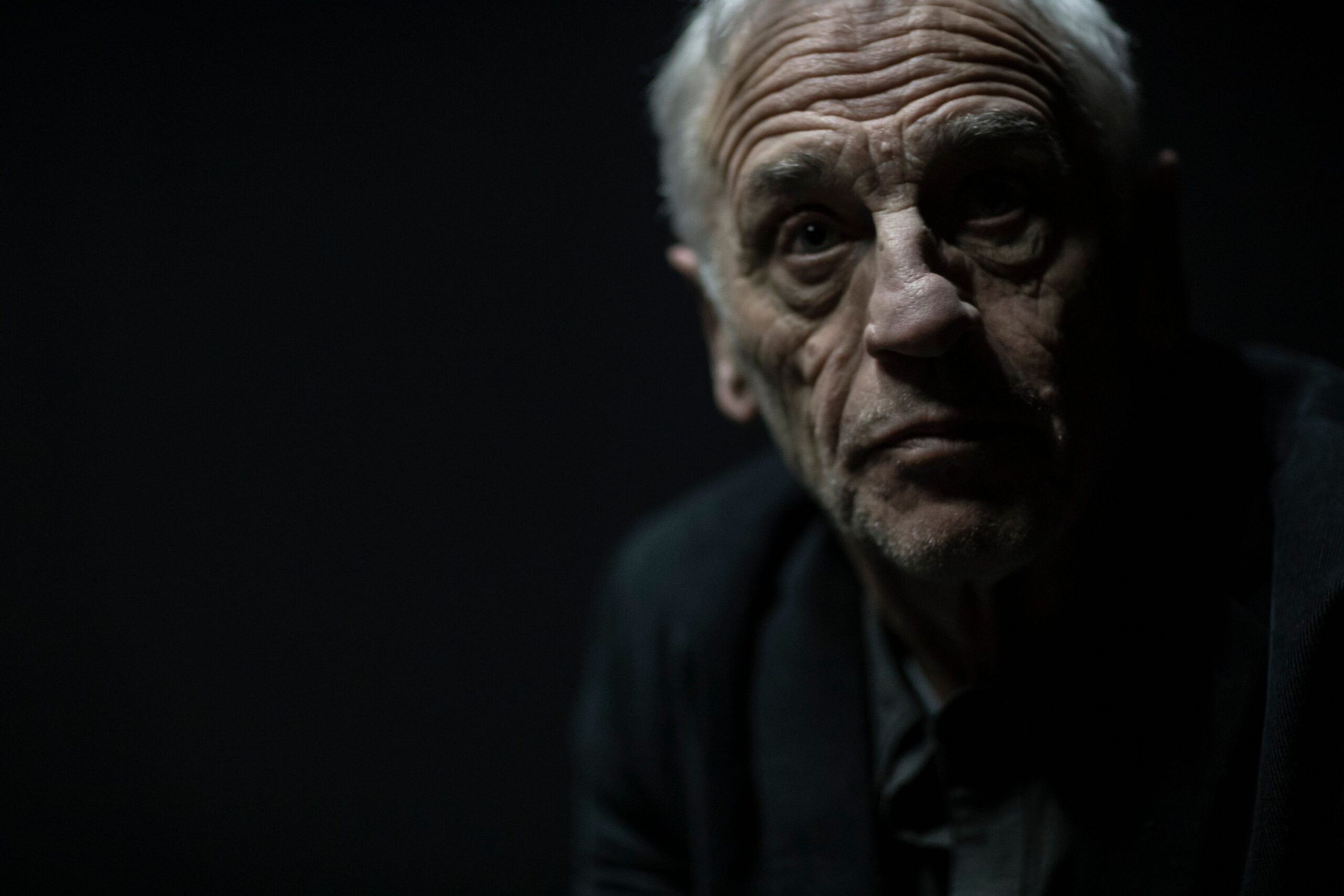 portret van acteur Johan Leysen
