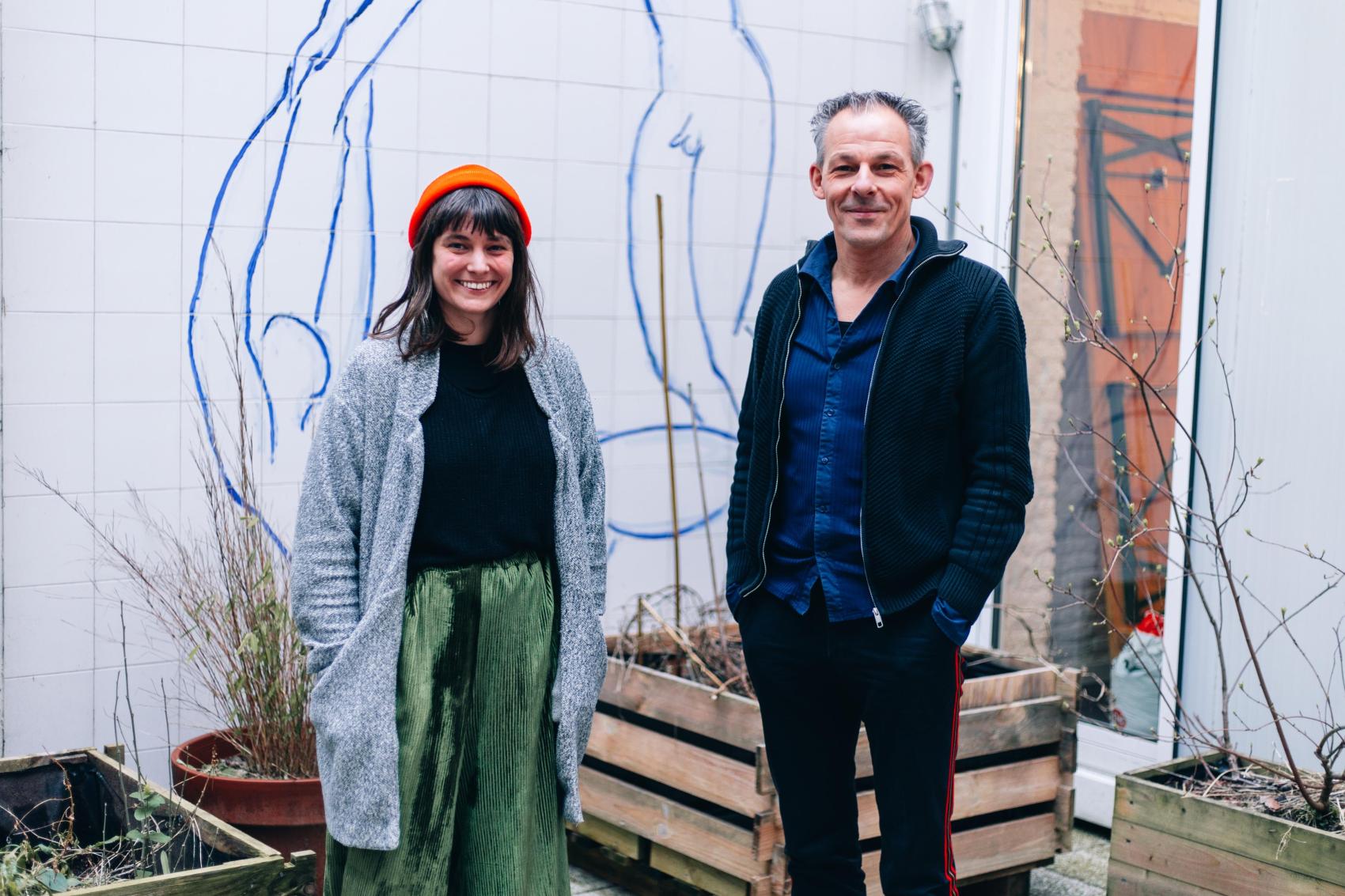 Peter De Bie en Sien Vanmaele van theatergezelschap Laika