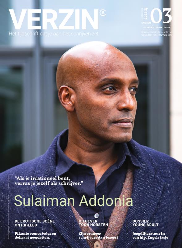 Cover VERZIN zomer 2023 met Sulaiman Addonia