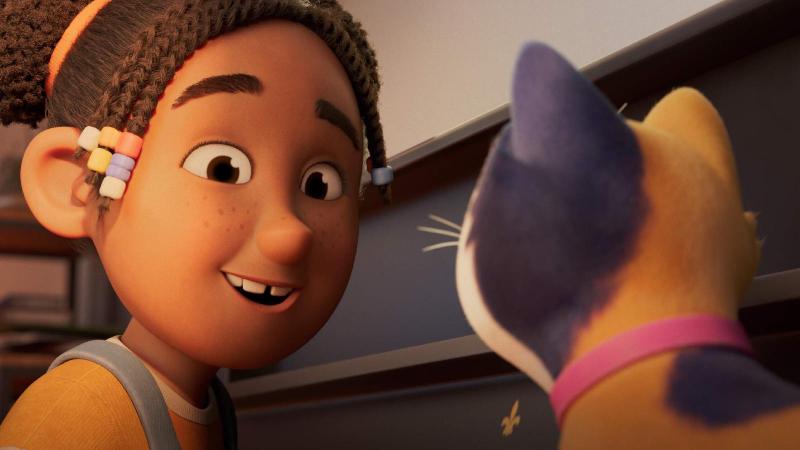 Afbeelding uit de jeugdfilm Miss Moxy animatie