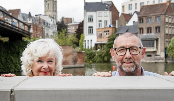 Betty Boeckaert en Danny Geldof